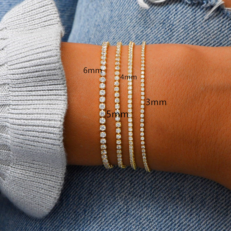 Wholesale Cubic Zirconia Rose Gold Bracelet